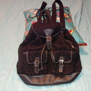 Dooney and Bourke Black Sig Back Pack